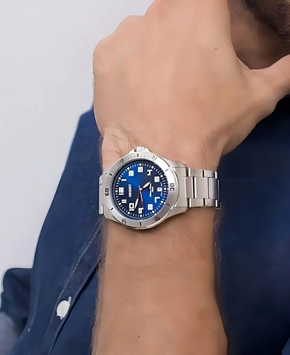 RELOGIO ORIENT MASCULINO ANALOGICO PRATEADO MBSS1155A D2SX